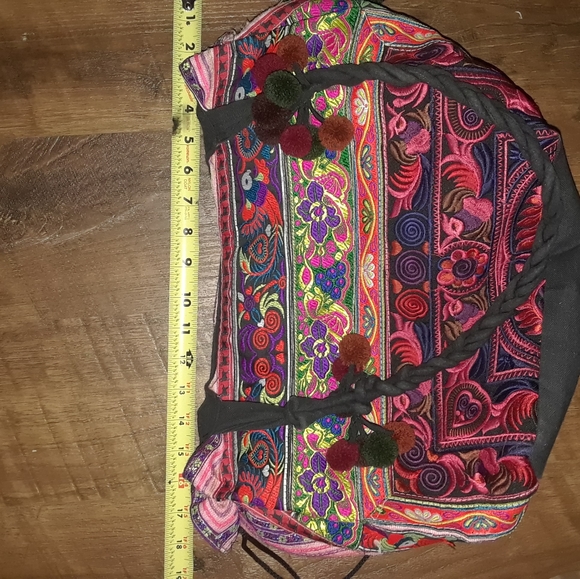 Hand Embroidered  Boho Handbag - Picture 4 of 8